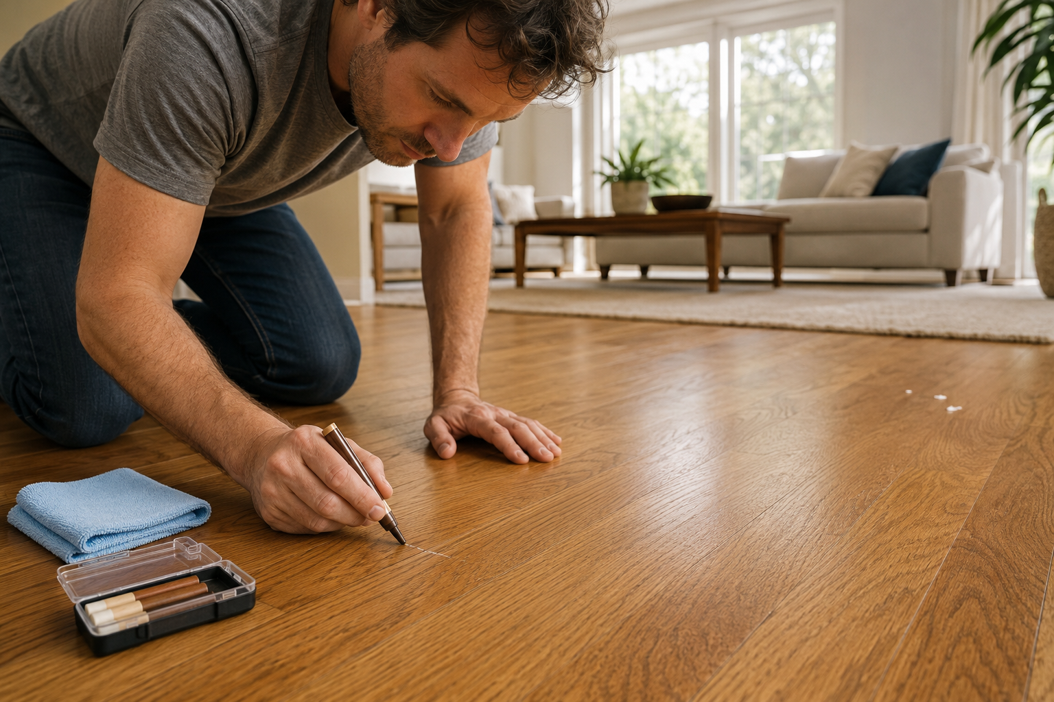 How to Remove Scratches and Paint from Hardwood Floors