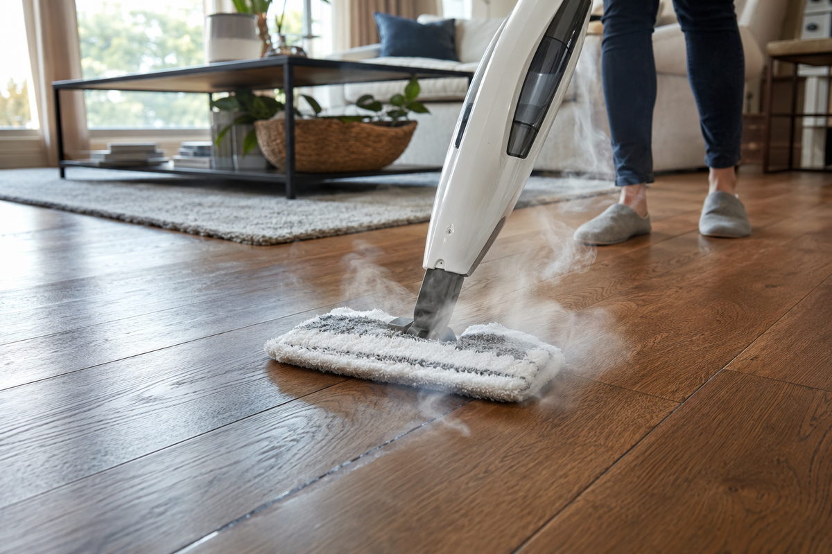 Can You Steam Clean or Mop Hardwood Floors?