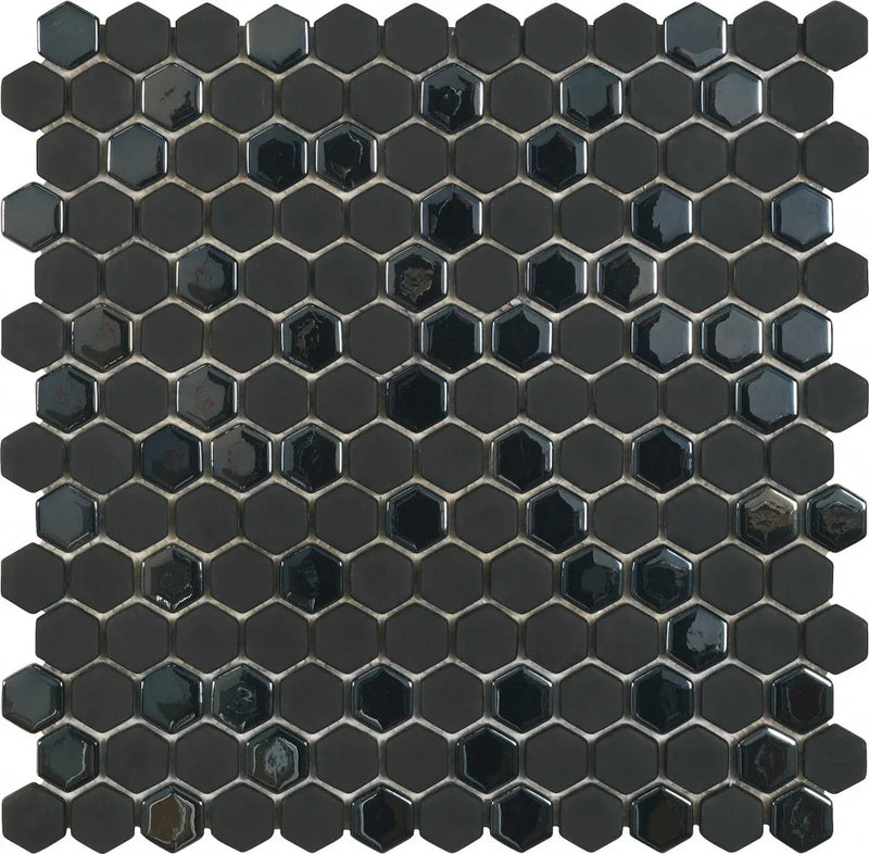 12" by 12" Hexagonal Mosaic Hiphop Tile 