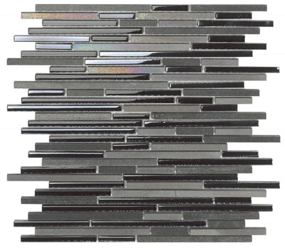 Avatar black iridescent shower tiles