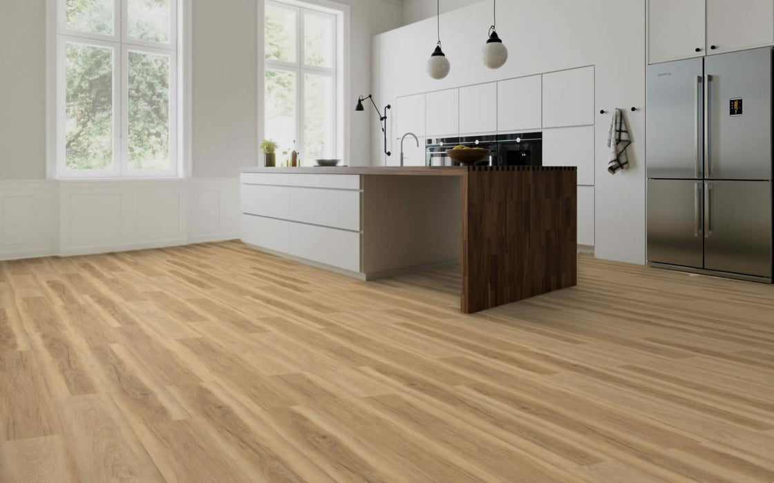 Light Brown Vinyl Flooring | Carolina Hickory