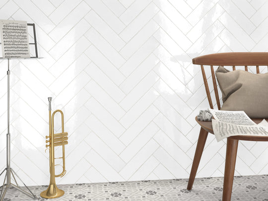 camden white ceramic tile