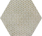 hexagon bloom colored motifs kitchen tiles wall