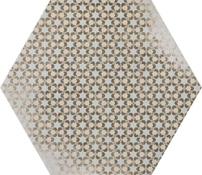 hexagon bloom colored motifs kitchen tiles floor
