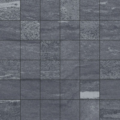 North Mosaic black tiles wall