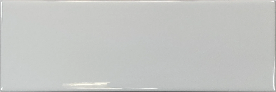 white glossy subway tile