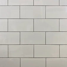 Soft White Subway bathroom tiles walls