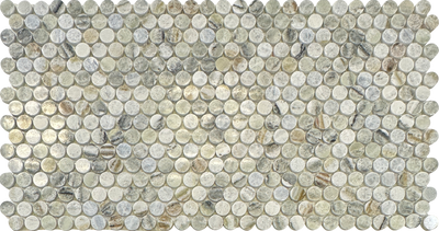 Blue Valley Penny Round Mosaic