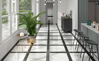 Best Insignia White Marble tiles floor