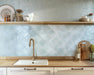 agadir aqua porcelain kitchen wall tile