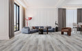 avalon luxury vinyl plank light grey wood living room
