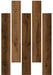 berkley oak dark brown luxury vinyl plank flooring 7" x 48" size planks