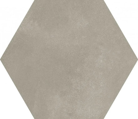 berlin hexagon grey matte tile