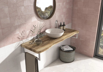 berlin flamingo bone porcelain bathroom wall tile