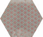 bloom garden hexagon bathroom floor tile