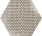 bloom garden hexagon brown porcelain kitchen floor tiles