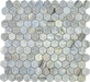 blue valley marble 1 inch hexagon tiles