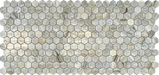 blue valley marble hexagon mosaic tiles 