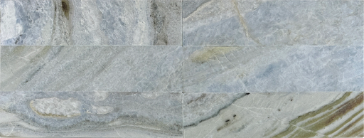 blue valley marble polished stone tile in 3" x 12" size