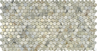 Blue Valley Penny Round Mosaic tiles