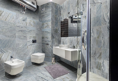 blue valley polished bathroom tile natural stone