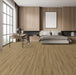 brushed oak medium brown luxury vinyl plank flooring for the bedroom