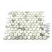 Calacatta Gold 1" x 1" Hexagon bathroom tiles floor