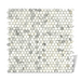 Calacatta Gold 1" x 1" Hexagon kitchen tiles floor