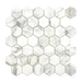 Calacatta Gold 2" X 2" Hexagon tiles wall