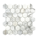Calacatta Gold 2 inch Hexagon tiles floor