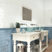 camden french blue glossy bathroom tile