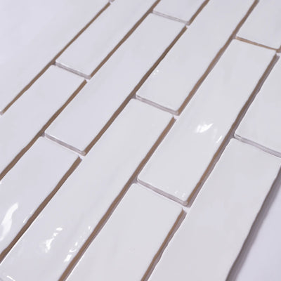 camden white glossy bathroom ceramic tile