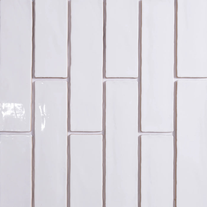 camden white glossy ceramic wall tiles