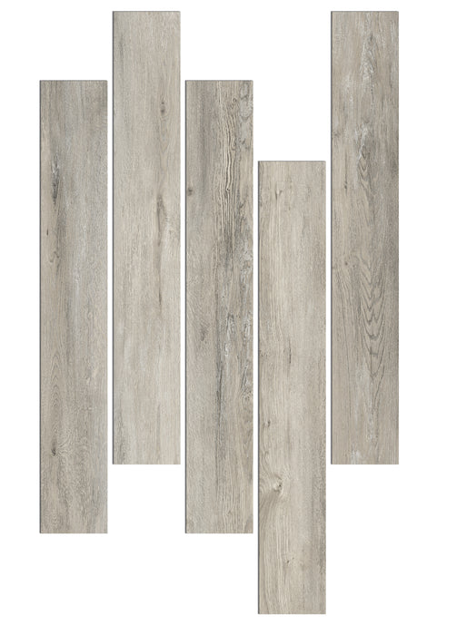 canal point grey silver luxury vinyl plank kitchen flooring