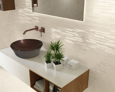 carezza cream bathroom ceramic tile