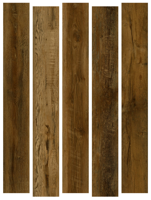 cathedral oak dark brown luxury vinyl plank flooring for the bedroom