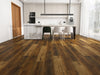 cathedral oak luxury vinyl plank dark brown kitchen flooring