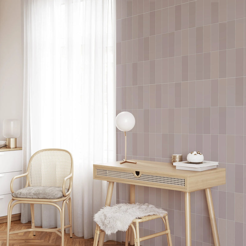 chalky nude ceramic tiles for bedroom