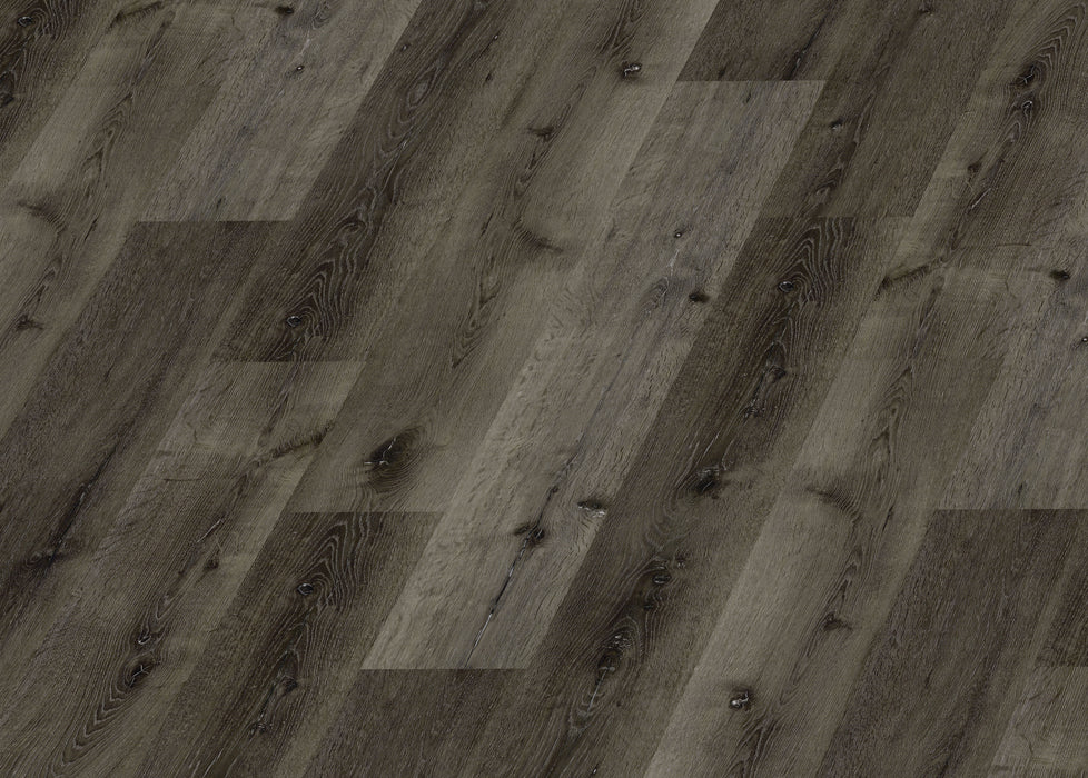 coastal driftwood dark grey luxury vinyl plank flooring with glue down installation