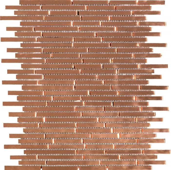 copper mirror glass wall tile