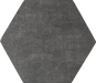 Shaded Hexagon grey kitchen tiles