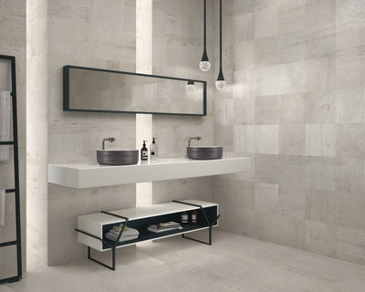 diurne mosaic grey wall bathroom tiles