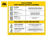fila deterdek tile stone stain remover cleaning chart
