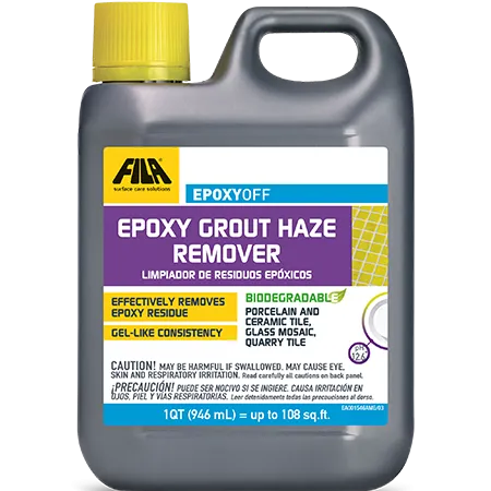 fila epoxy off grout haze remover 1 quart