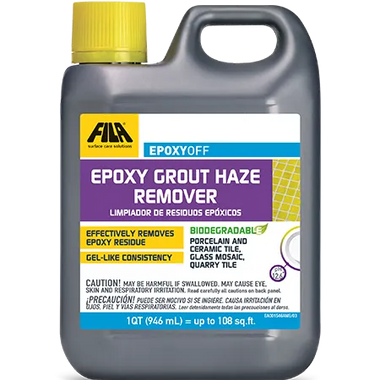 fila epoxy off grout haze remover 1 quart