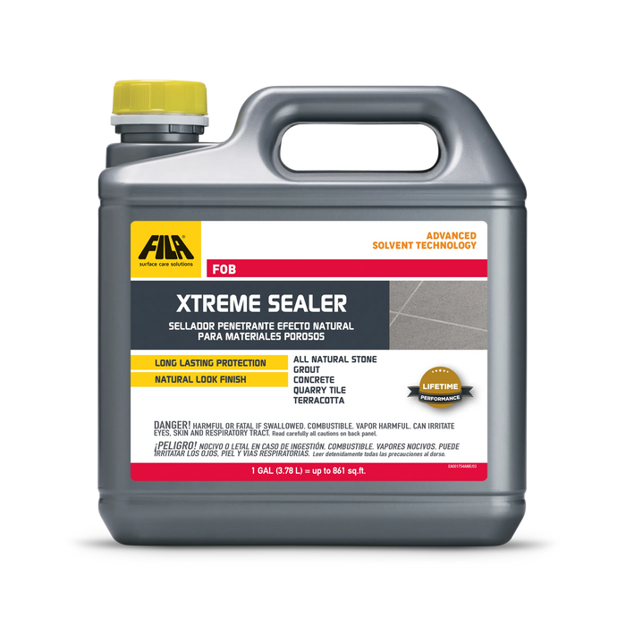 fila fob xtreme sealer natural look finish with long lasting protection with a 1 gallon quantity