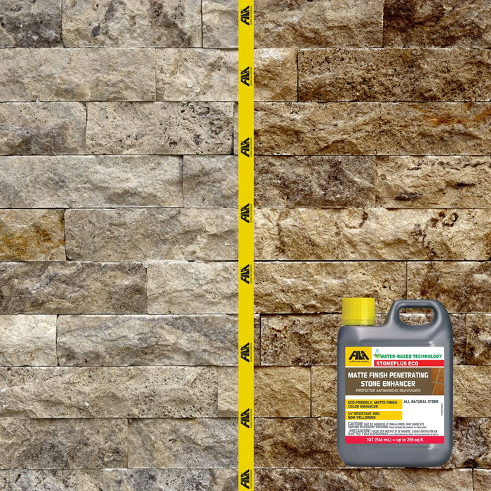 fila stoneplus eco matte finish penetrating natural stone enhancer 