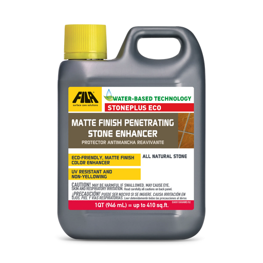 fila surface care solutions stoneplus eco matte finish penetrating stone enhancer 1 quart