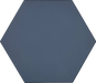 Flamingo Dark Blue Hexagon Tile