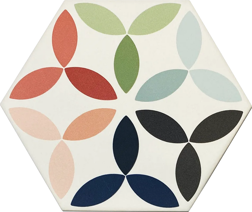 Flamingo Greta Porcelain Hexagon Tile  